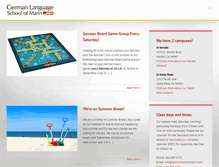 Tablet Screenshot of germanschoolmarin.com